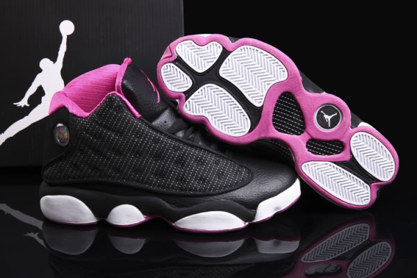 2020 Air Jordan Retro 13 Black Pink Womens shoes