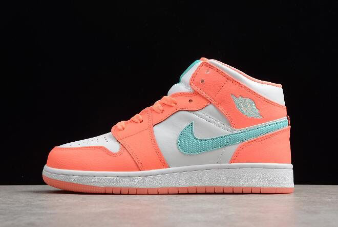 2020 Air Jordan 1 Mid GS Crimson Pulse 555112-814 For Sale