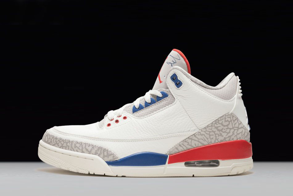 2020 Air Jordan 3 International Flight Sail/Sport Royal-Light Bone-Fire Red 136064-140