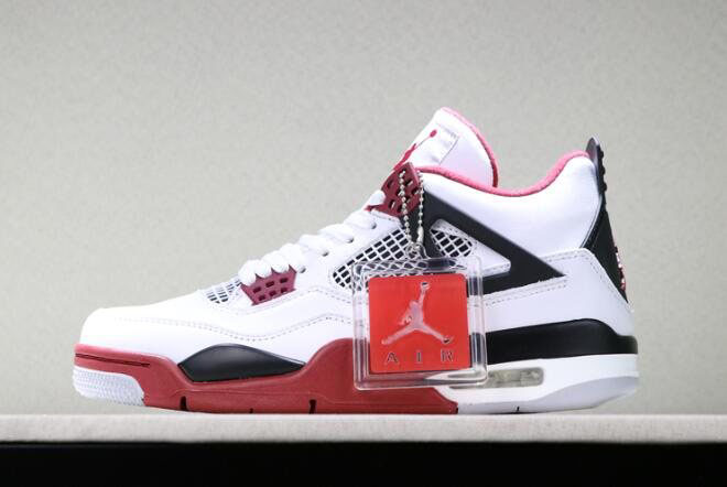 2019 Air Jordan 4 Fire Red White/Varsity Red-Black For Sale