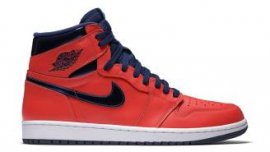 Air Jordan 1 (I) Retro High OG Light Crimson/Midnight Navy-University Blue-White 555088-606 Get Online