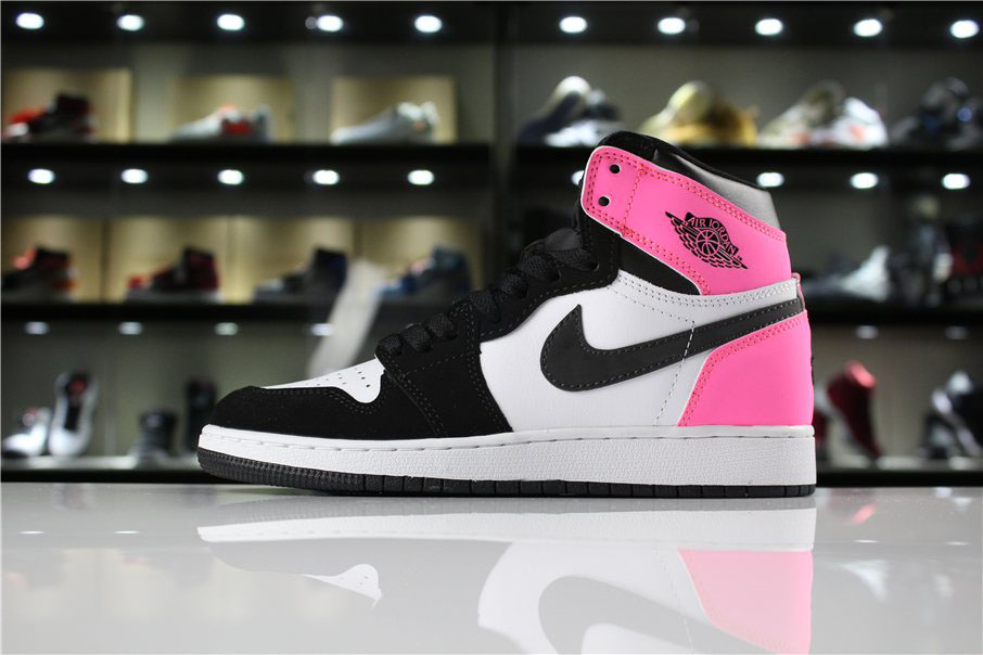 Air Jordan 1 High OG Valentine's Day Black/Hyper Pink-White 881426-009