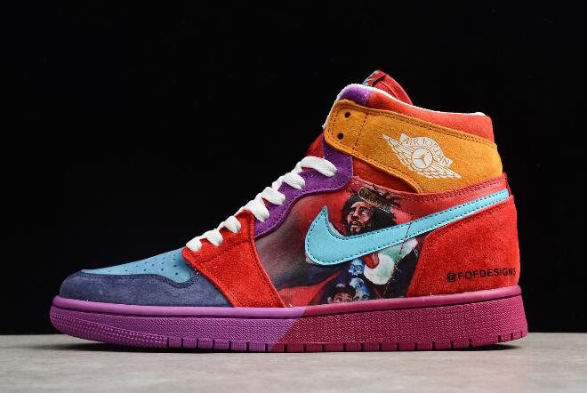 2020 Air Jordan 1 High Pirate Multi-Color 558059-101 For Sale