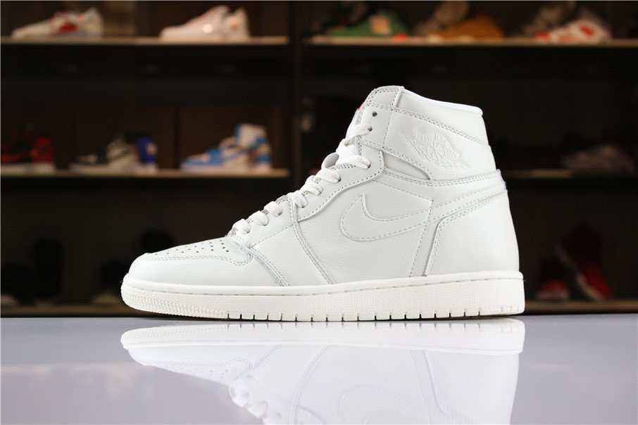 Air Jordan 1 High Premium Pure Platinum AA3993-030 Men's Size For Sale
