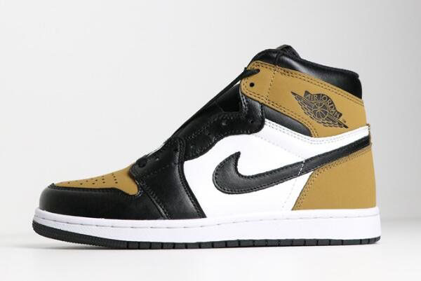 Air Jordan 1 High Rookie of the Year Gold Harvest/Black 555088-700