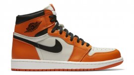 Air Jordan 1 Retro High OG Sail/Starfish-Black (Shattered Backboard Away) 555088-113 100% Original
