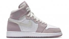 Air Jordan 1 Retro High Premium HC GS Light Bone/Metallic Gold-Plum Fog-White (Heiress) 832596-025 Supply