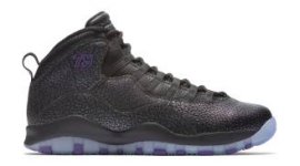 Air Jordan 10 (X) Retro Black/Fierce Purple-Black 310805-018 Many Styles