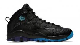 Air Jordan 10 (X) Retro Black/Gamma Blue-Fierce-Purple (Shanghai) TBA Recommend Cheap