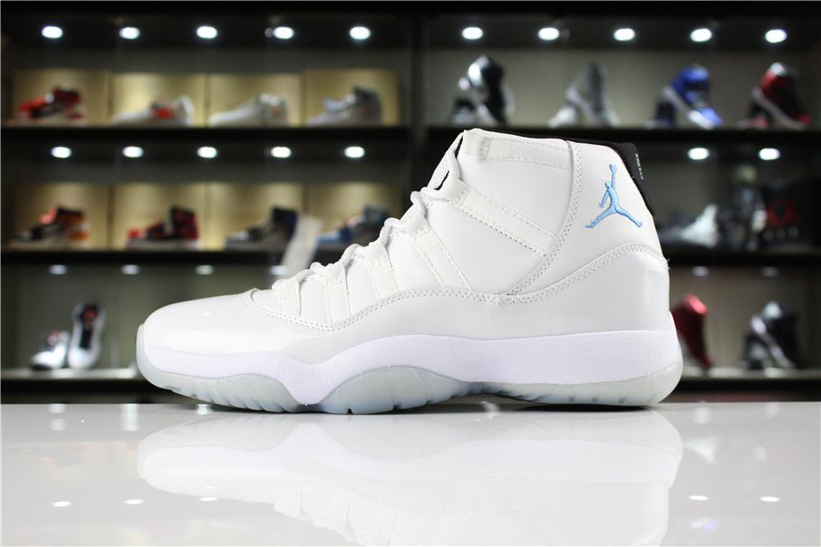 Air Jordan 11 Retro Legend Blue 378037-117 Men and Women Shoes