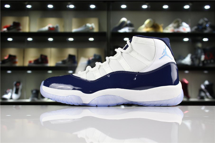 Air Jordan 11 Win Like '82 UNC White/Midnight Navy-University Blue 378037-123