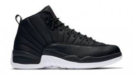 Air Jordan 12 Retro Black/Gym Red-White (Nylon) 130690-004 Official
