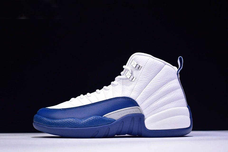 Air Jordan 12 Retro French Blue White/French Blue-Metallic Silver-Varsity Red 130690-113
