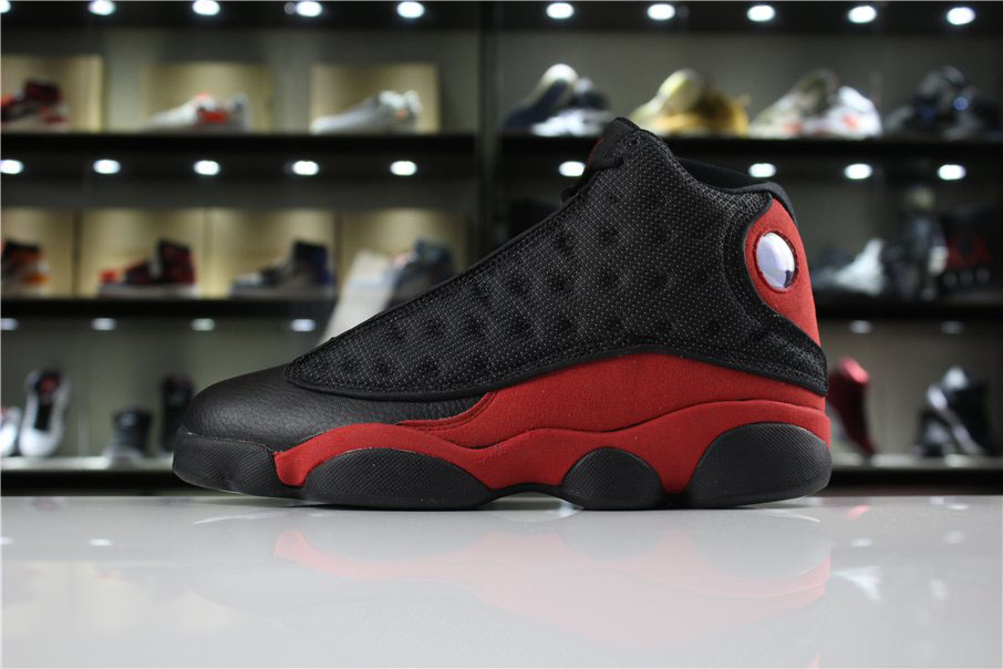 New Air Jordan 13 Retro Bred Black/True Red-White For Sale