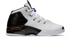 Air Jordan 17+ Retro White/Metallic Copper Coin-Black-Sport Royal 832816-122 Supply