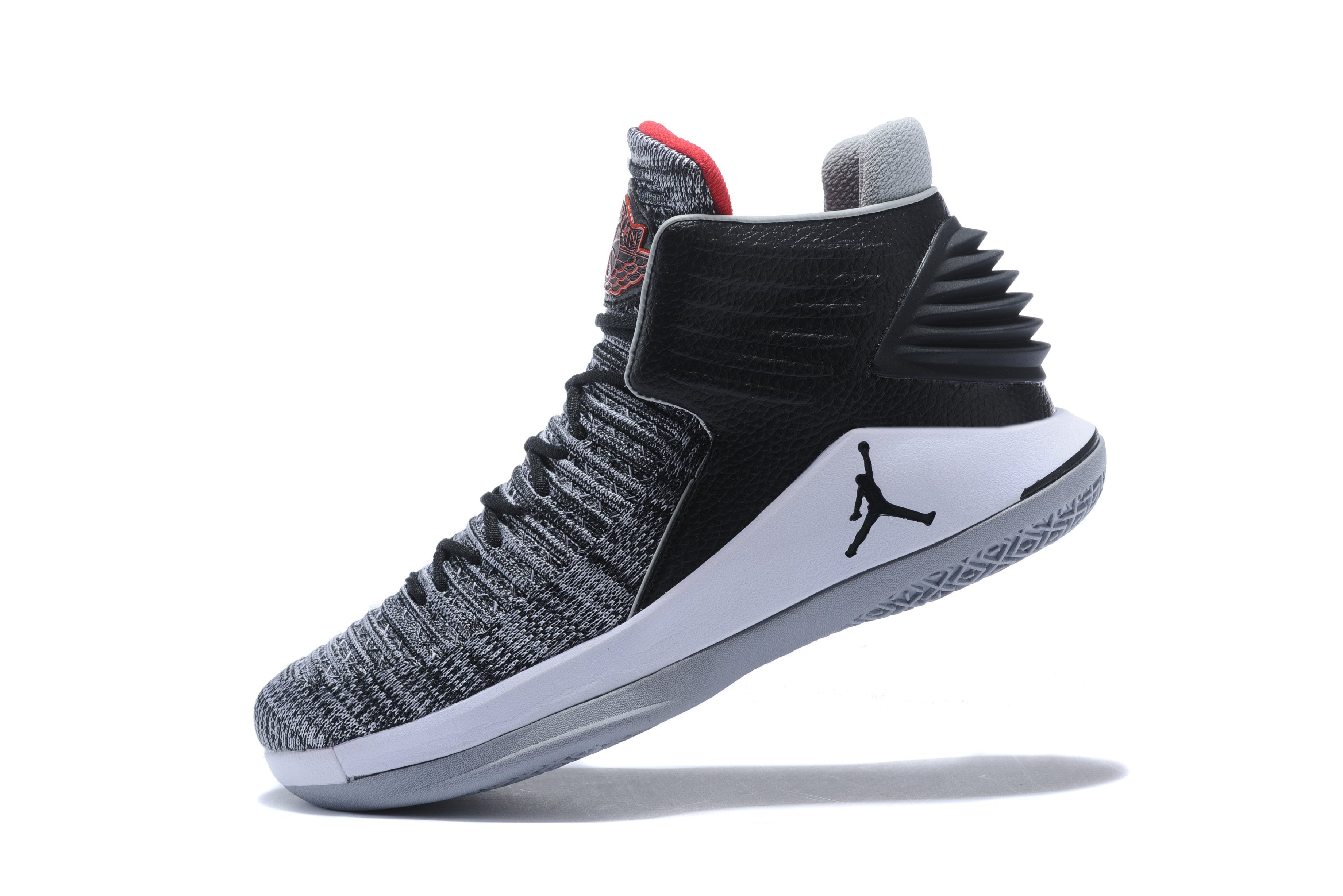 Air Jordan 32 MVP Black/University Red-White-Cement Grey AA1253-002