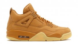 Air Jordan 4 Retro PRM Ginger/Gum Yellow (Wheat) 819139-205 Low Cost
