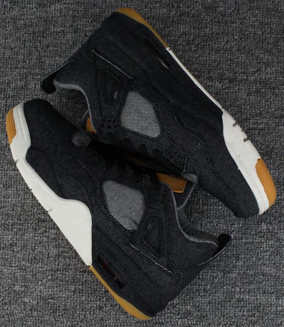 Air Jordan 4 Retro Premium Obsidian/Obsidian-White 819139-402 Genuine