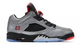 Air Jordan 5 (X) Retro Low x Neymar Reflective Silver/Infrared 23-Black 846315-025 High Quality
