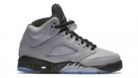 Air Jordan 5 Retro GS Wolf Grey/Black 440892-008 Wholesale Quality