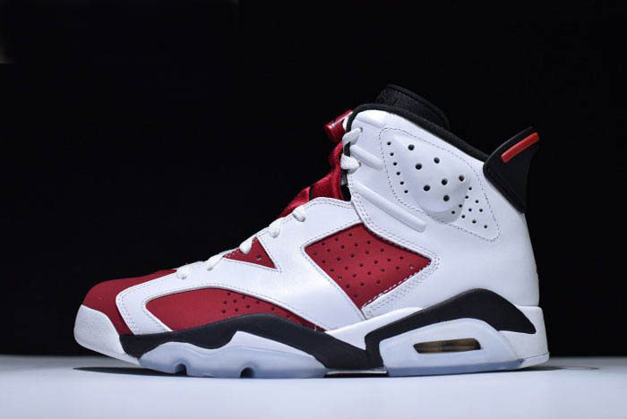 Air Jordan 6 Retro Carmine White/Carmine-Black 384664-160