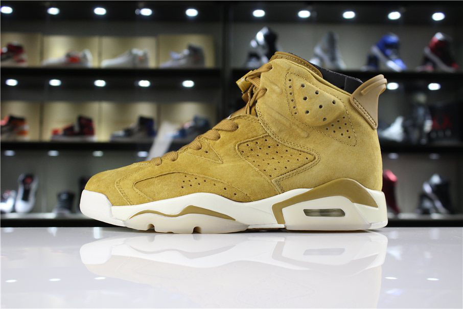 Air Jordan 6 Wheat Golden Harvest/Elemental Gold 384664-705