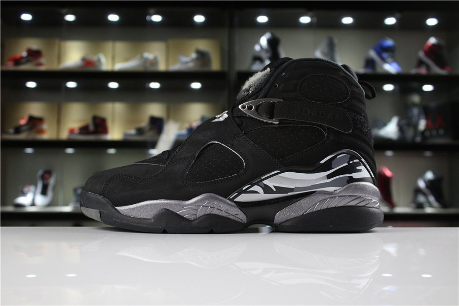 New Air Jordan 8 Retro Black Chrome 305381-001 For Sale