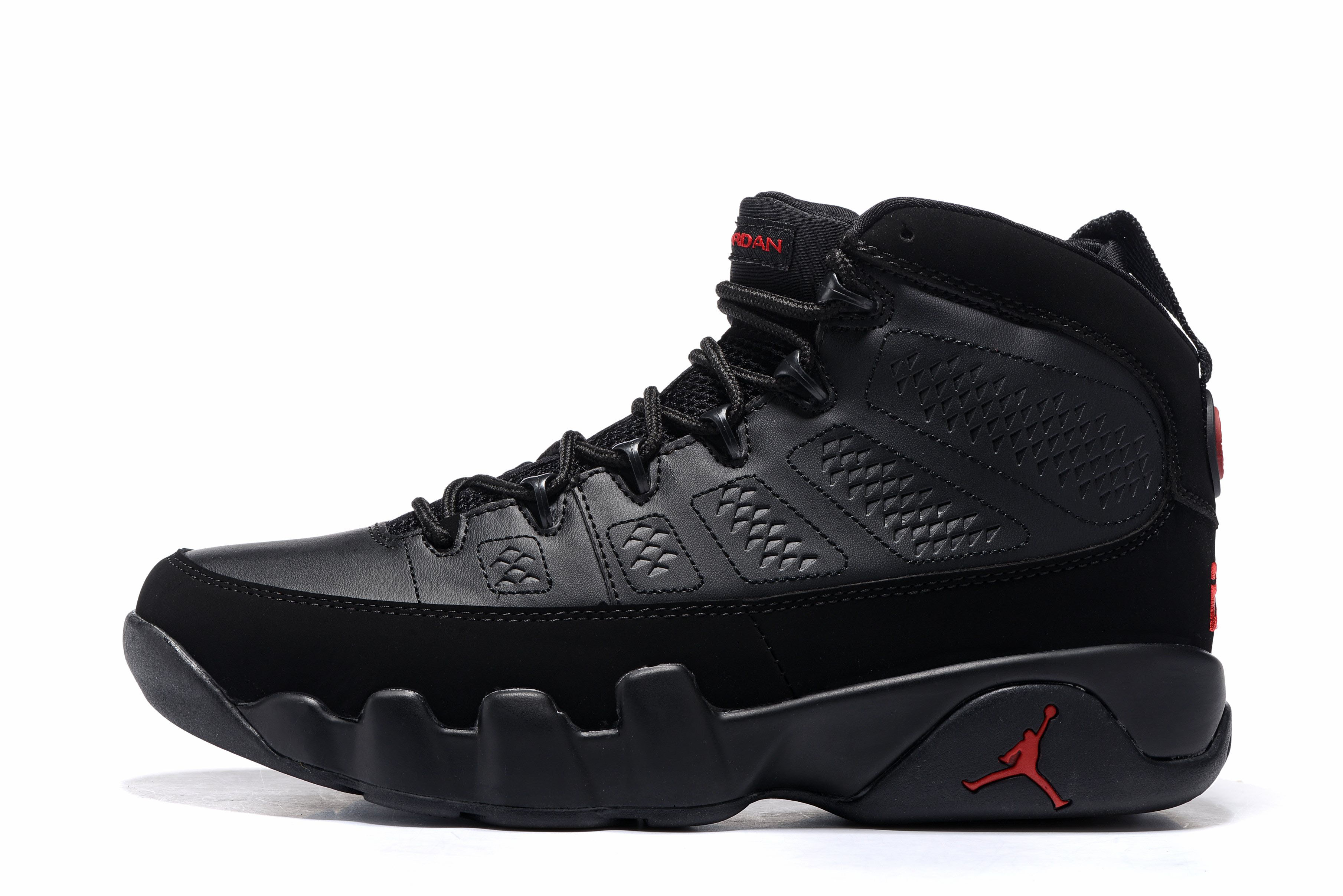 Air Jordan 9 Bred Black/Anthracite-University Red 302370-014