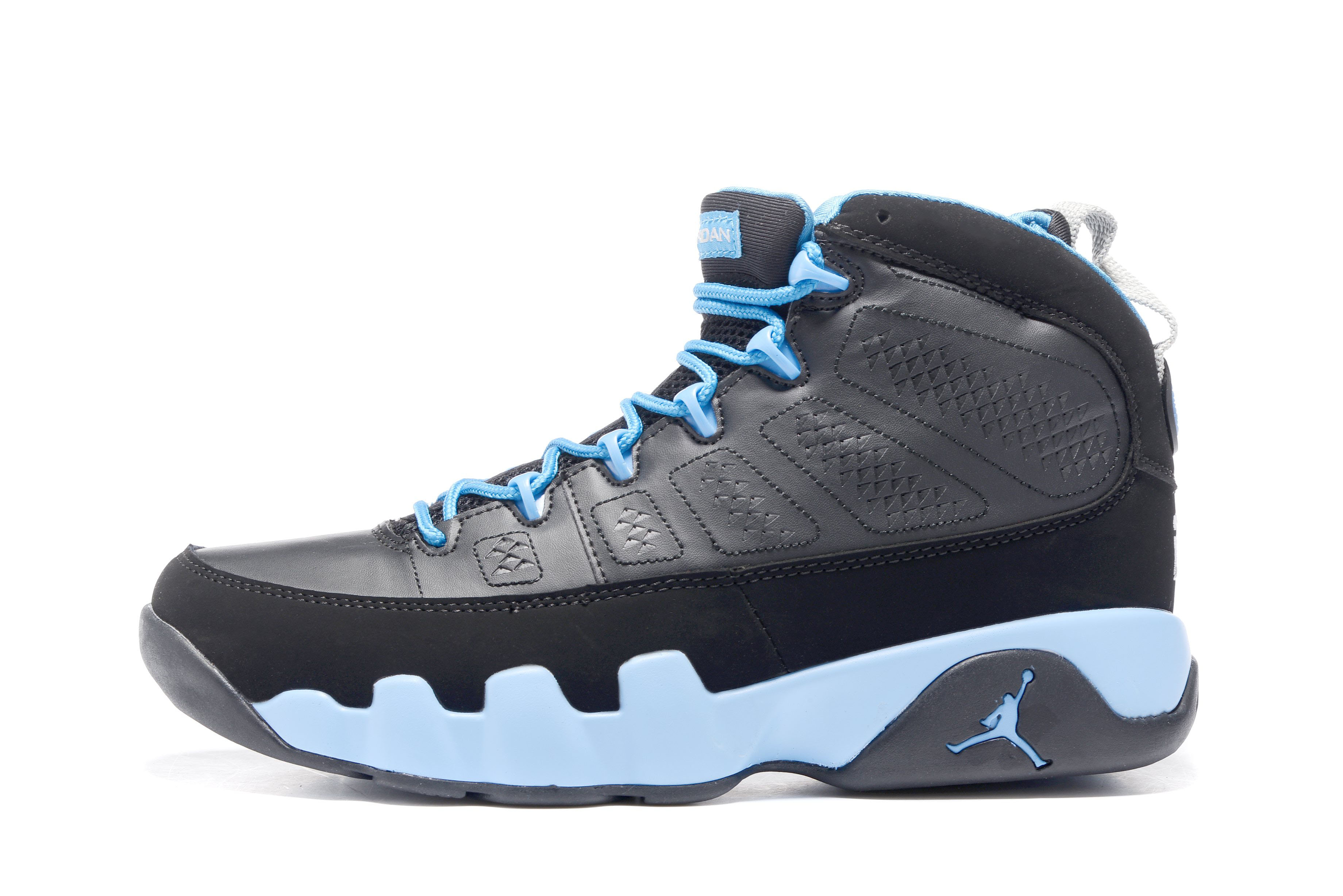 Air Jordan 9 Retro Slim Jenkins Black/Matte Silver-University Blue 302370-045