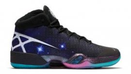 Air Jordan XXX Quai 54 Black/White (Cosmos) 863586-010 Genuine