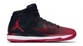 Air Jordan XXX1 (31) Black/University Red-White (Banned) 845037-001 New Style