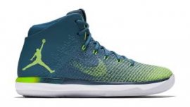 Air Jordan XXX1 (31) Green Abyss/Ghost Green-White (Rio) 845037-325 Inexpensive