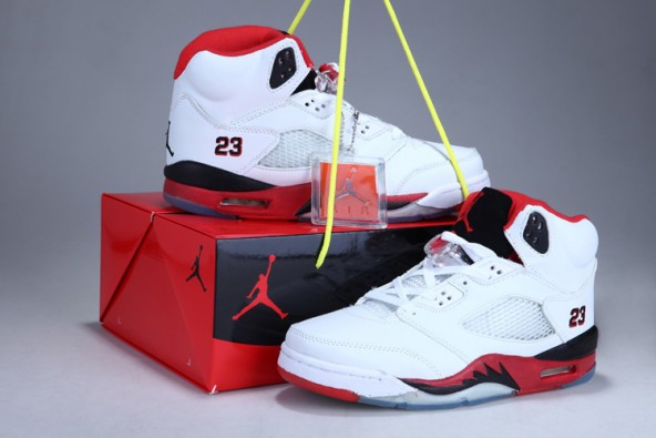 All Air Jordan V(5) Fire Red-059 Shoes Online