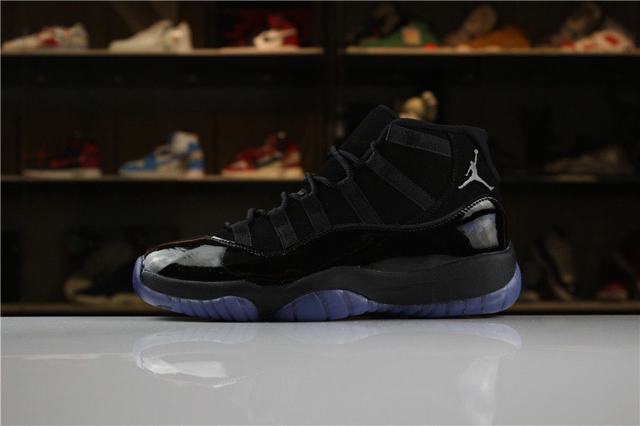 2020 All-Black Air Jordan 11 XI Cap And Gown 378037-005