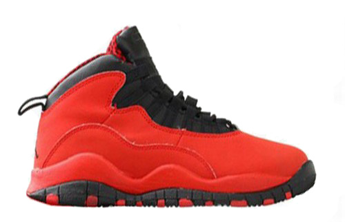 Cheap Air Jordan X (10) Red/Black-016 Online