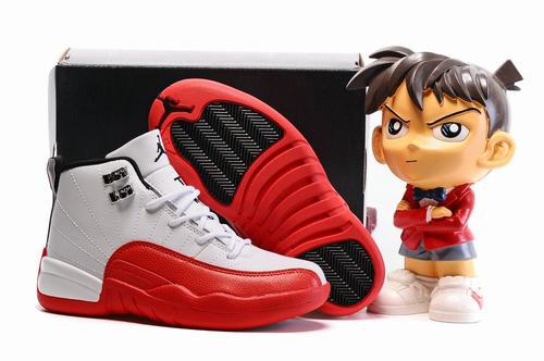 Cheap Air Jordan XII(12) Cherry Kids-019 From China For Sale