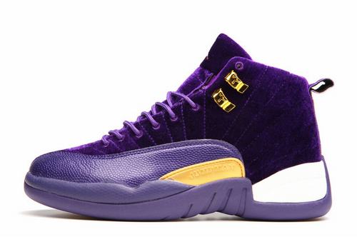 Cheap Air Jordan XII(12) Suede Women-027 For Sale