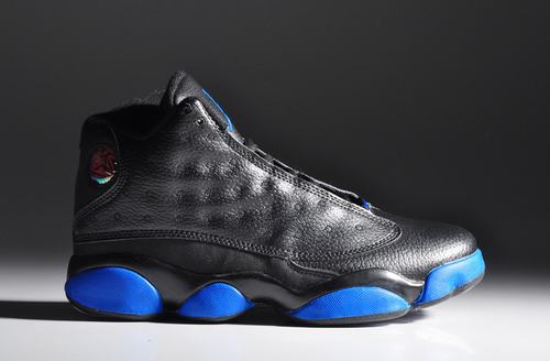 Cheap Air Jordan XIII(13) Black Blue-087 Online