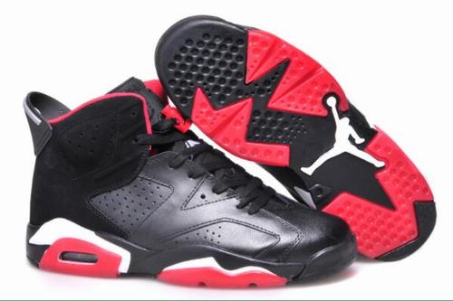 Cheap Custom Air Jordan 6 Bred Women-073 For Sale