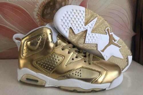Cheap Custom Air Jordan VI(6) PINNACLE PINNACLE Women-078 For Sale