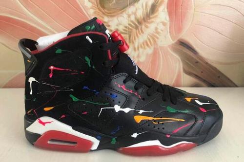 Cheap Custom Air Jordan VI(6) Women-077 For Sale