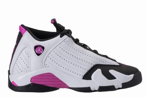 Cheap Custom Air Jordan XIV(14) GS Fuchsia Blast-020 For Sale