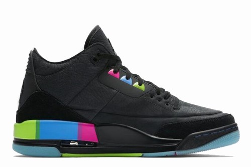 Cheap Custom Retro Air Jordan III(3) Colorful Women-028 For Sale