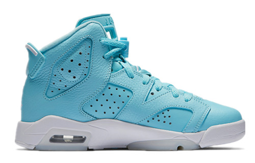 Cheap Jordan VI(6) GS Still Blue Woman-070 For Sale