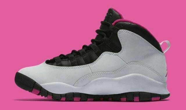 Cheap Jordan X(10) GS Vivid Pink Women-015 For Sale