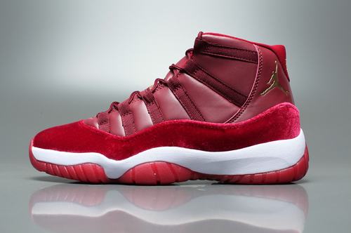 Cheap Jordan XI(11) GS Velvet Women-043 For Sale