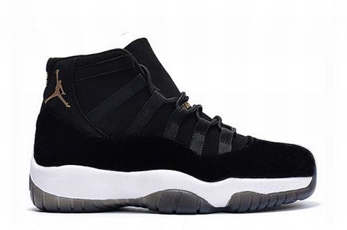 Cheap Michael Air Jordan 11 Black Velvet Kids-028 Shoes For Sale