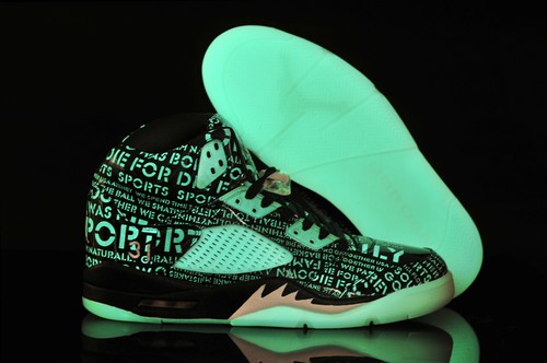 Cheap Retro Air Jordan V(5) Black Light-107 Online
