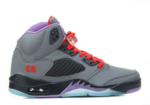 Cheap Retro Air Jordan V(5) Grey Black-140 Online