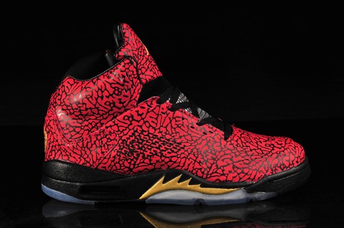 Cheap Retro Air Jordan V(5) Red/Black-108 Online